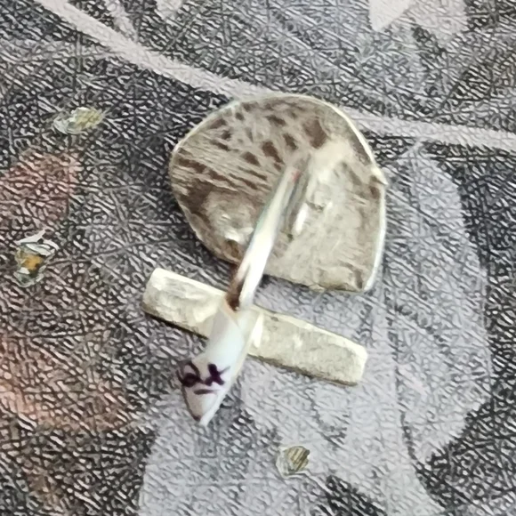 LABRADORITE ADJUSTABLE RING HANDMADE IN STERLING SILVER METAL - Picture 9 of 9